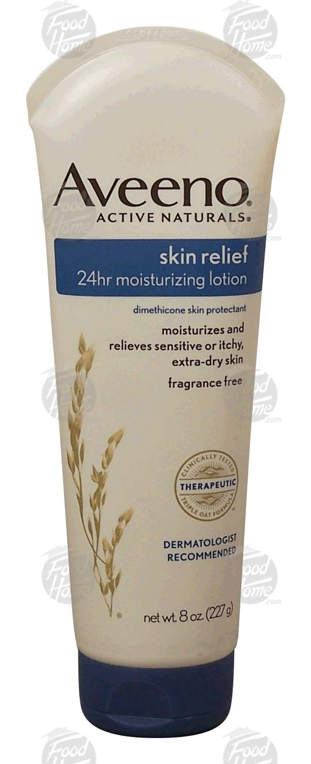 Aveeno&nbsp;Active Naturals&nbsp;skin relief moisturizing lotion with soothing oat essence, with natural shea butter Full-Size Picture